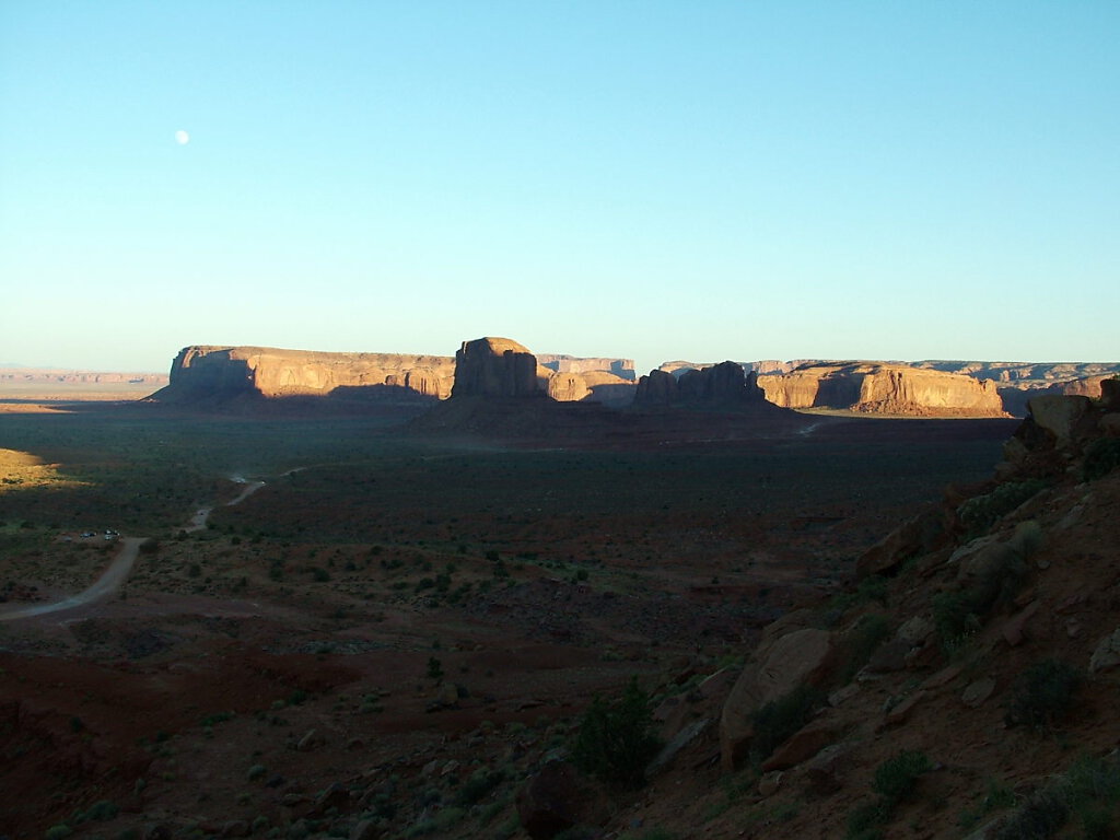 On the way to Monument Valley